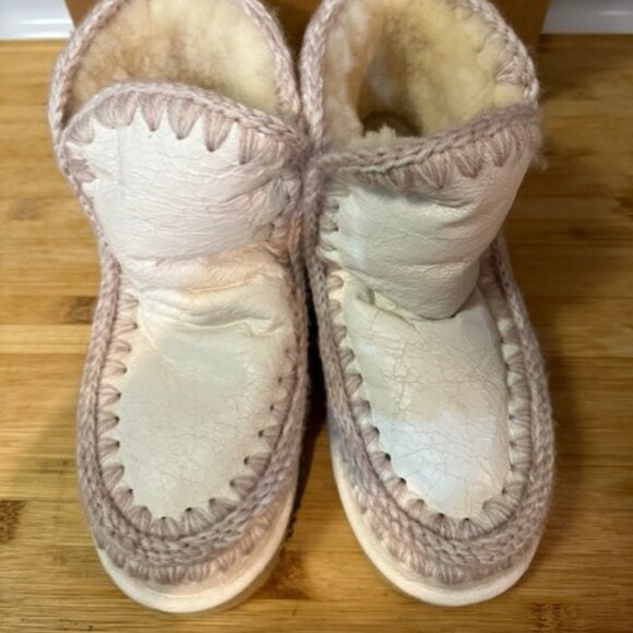 Mou 18 White Sheepskin Boot - Picture 5 of 16